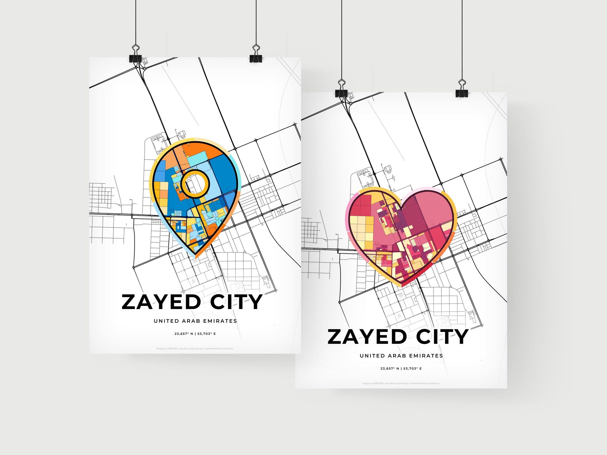 Zayed City United Arab Emirates art print for couples