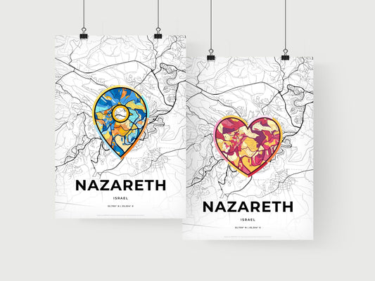 Nazareth Israel art print for couples