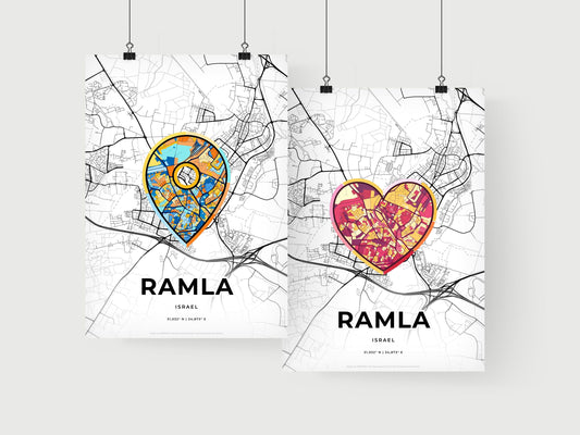 Ramla Israel art print for couples