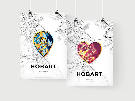 Hobart Australia art print for couples
