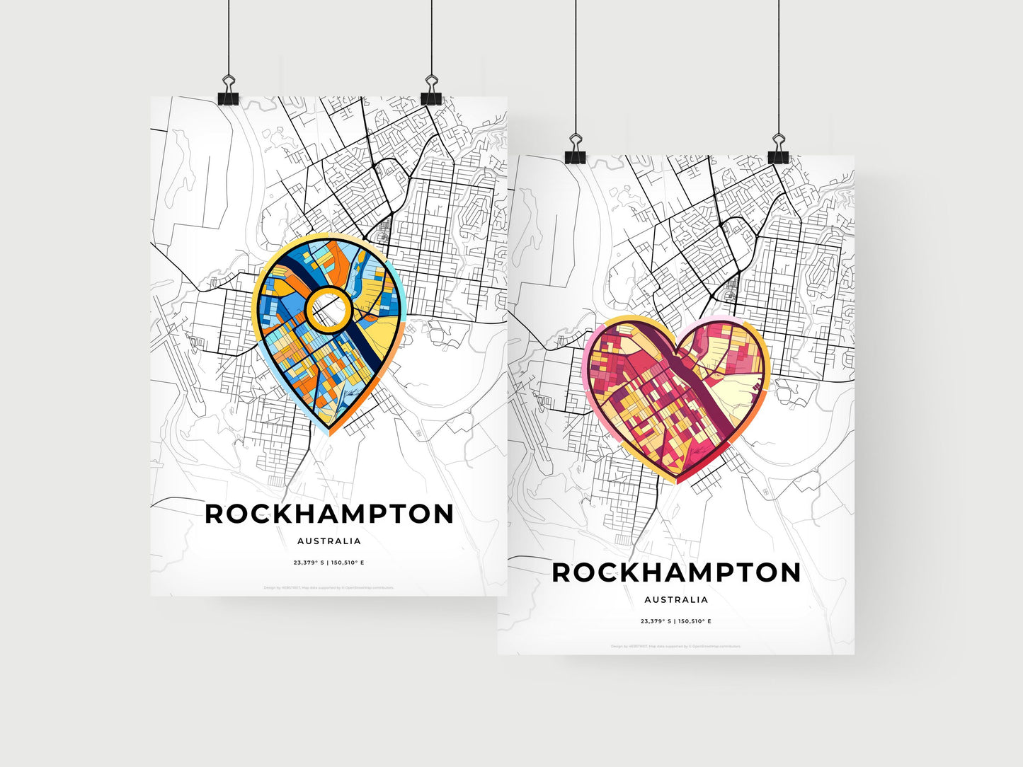 Rockhampton Australia art print for couples