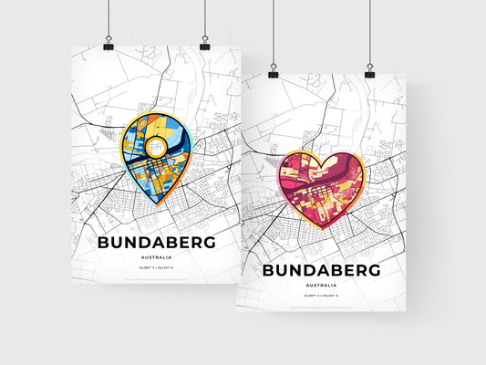 Bundaberg Australia art print for couples