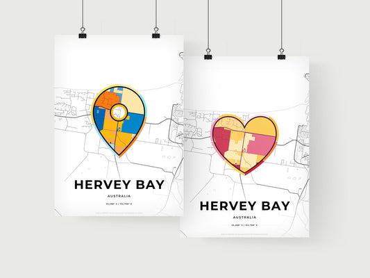 Hervey Bay Australia art print for couples