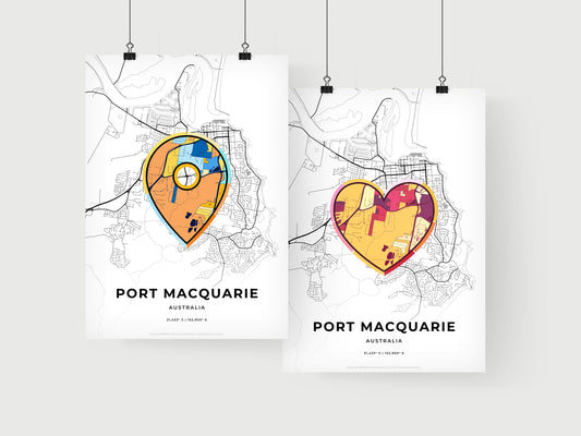 Port Macquarie Australia art print for couples