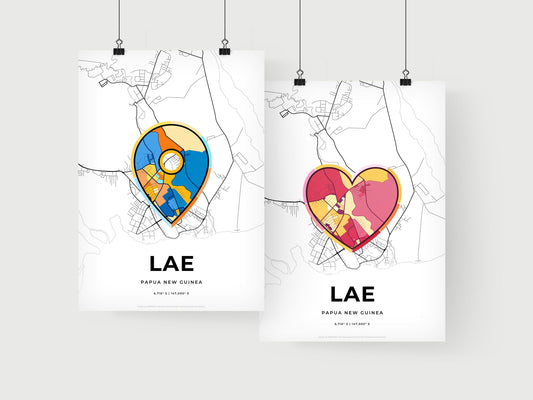 Lae Papua New Guinea art print for couples