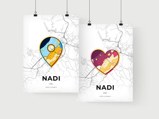 Nadi Fiji art print for couples