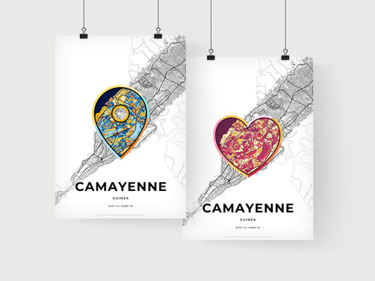 Camayenne Guinea art print for couples