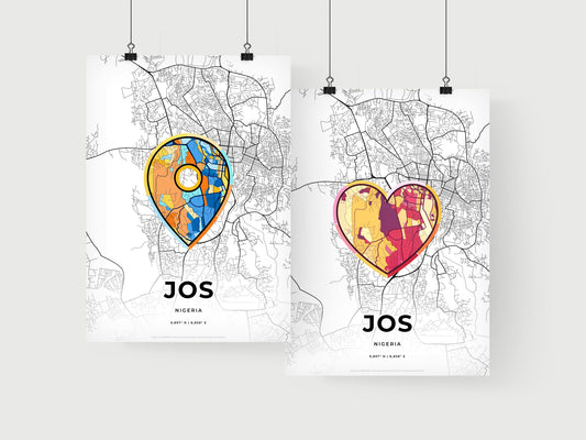 Jos Nigeria art print for couples
