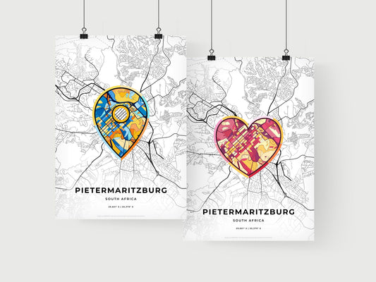 Pietermaritzburg South Africa art print for couples
