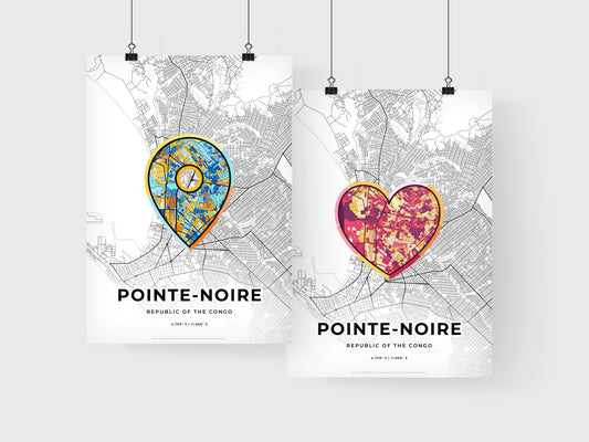 Pointe-Noire Republic Of The Congo art print for couples