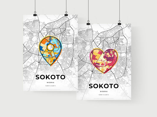 Sokoto Nigeria art print for couples