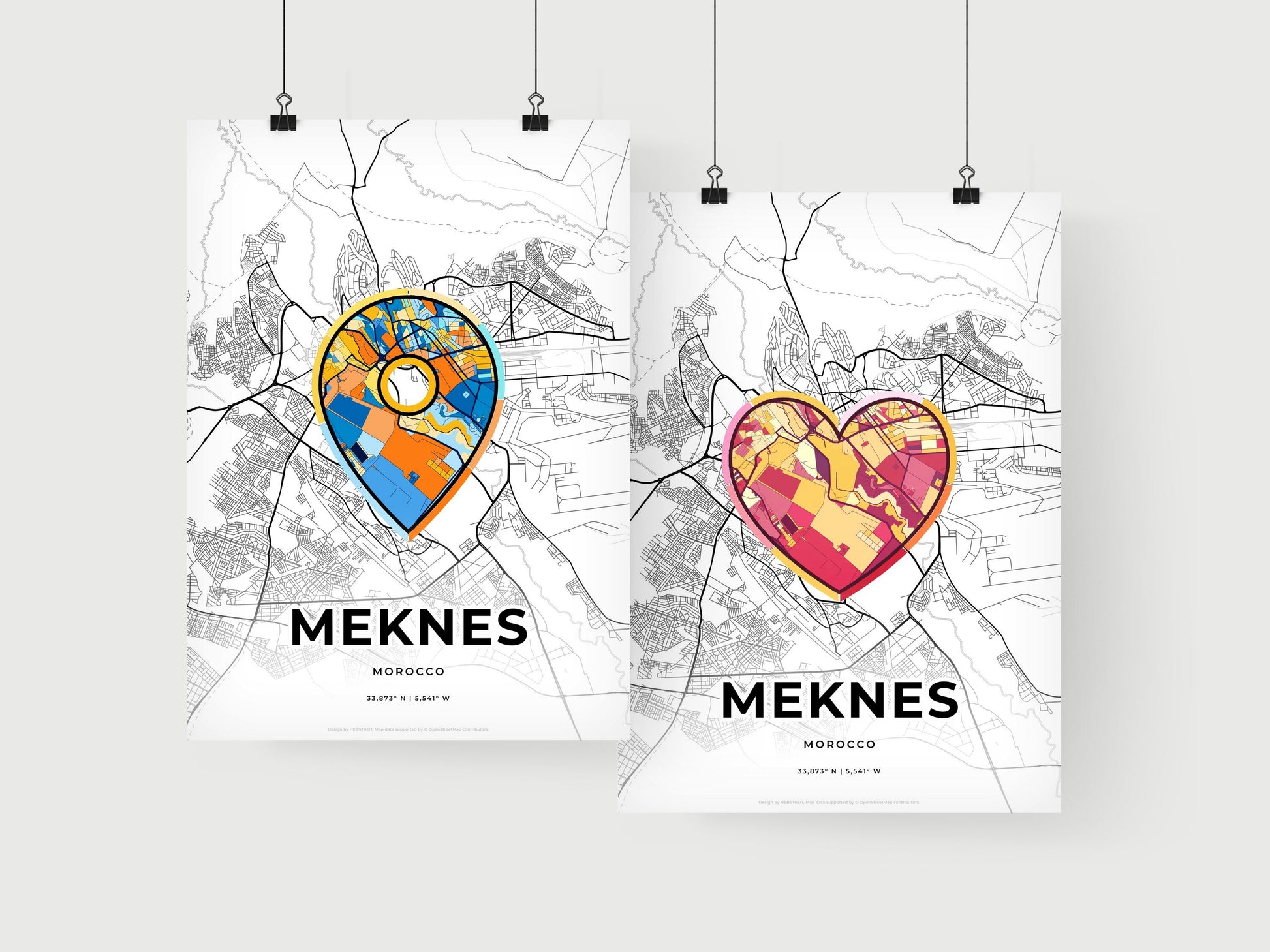 Meknes Morocco art print for couples