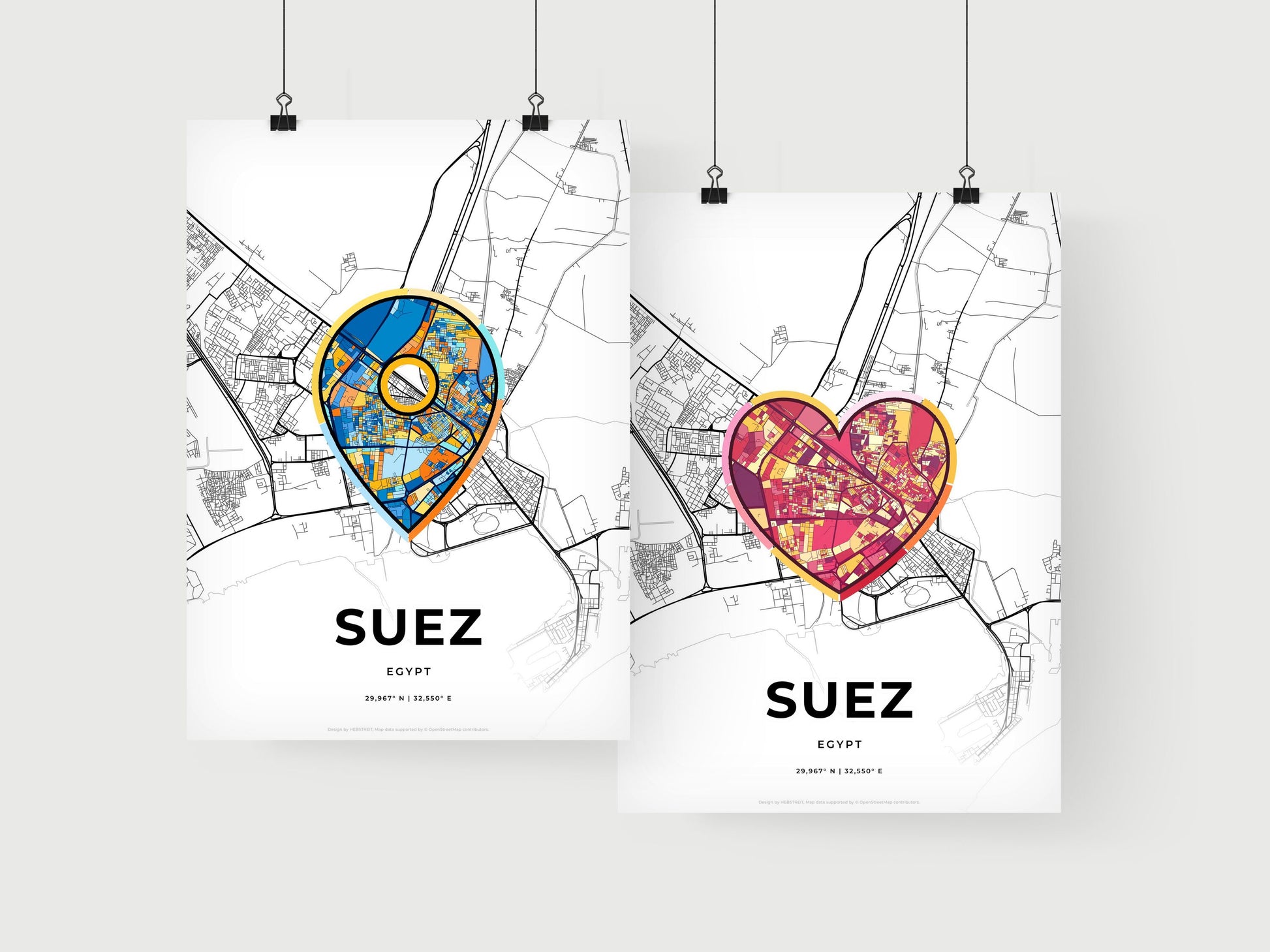 Suez Egypt art print for couples