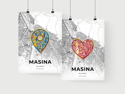 Masina Dr Congo art print for couples