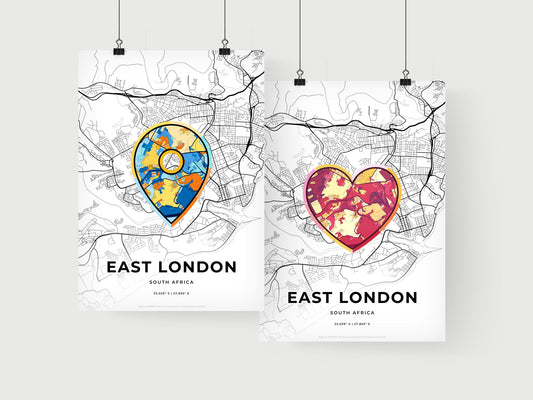 East London South Africa art print for couples