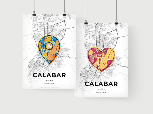 Calabar Nigeria art print for couples
