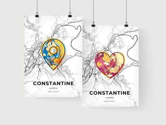 Constantine Algeria art print for couples