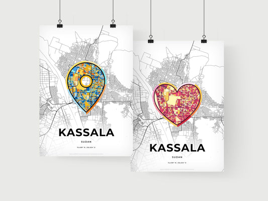 Kassala Sudan art print for couples