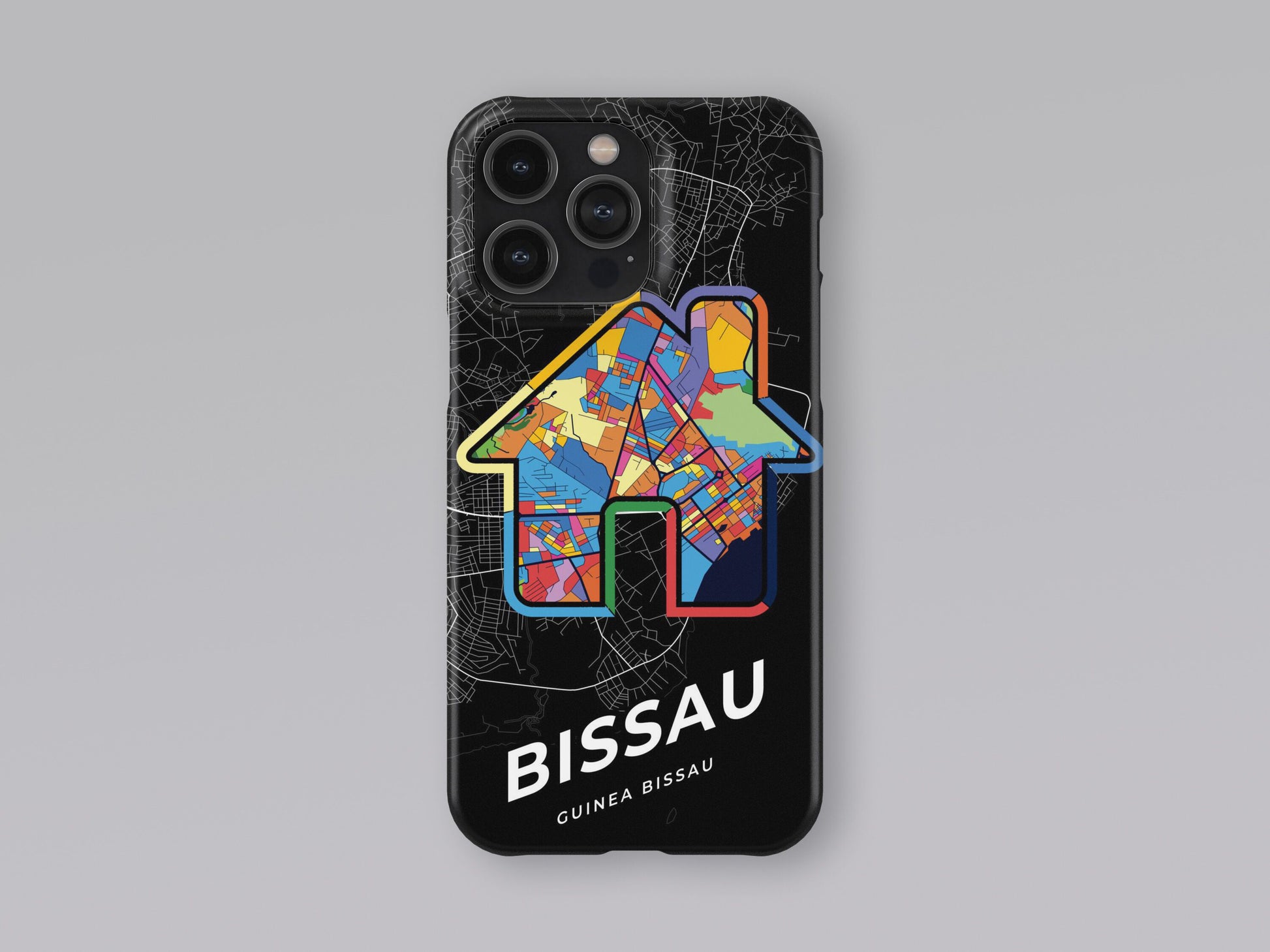 Bissau Guinea Bissau slim phone case with colorful icon. Birthday, wedding or housewarming gift. Couple match cases. 3