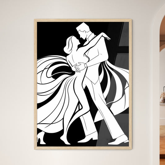 Couple Dancing Together Art Print Default Title