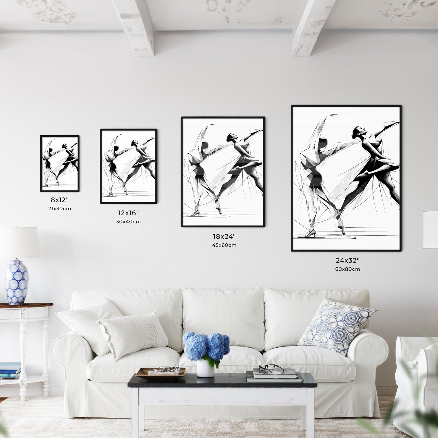 Couple Of Women Dancing Art Print Default Title