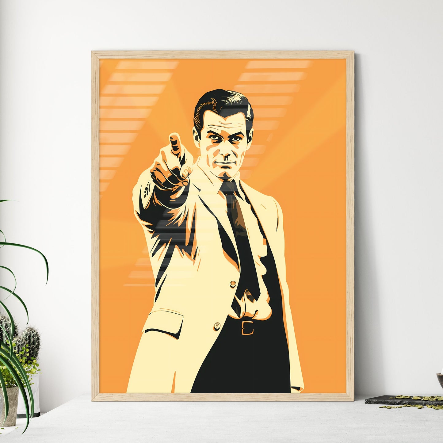 Man Pointing At The Camera Art Print Default Title