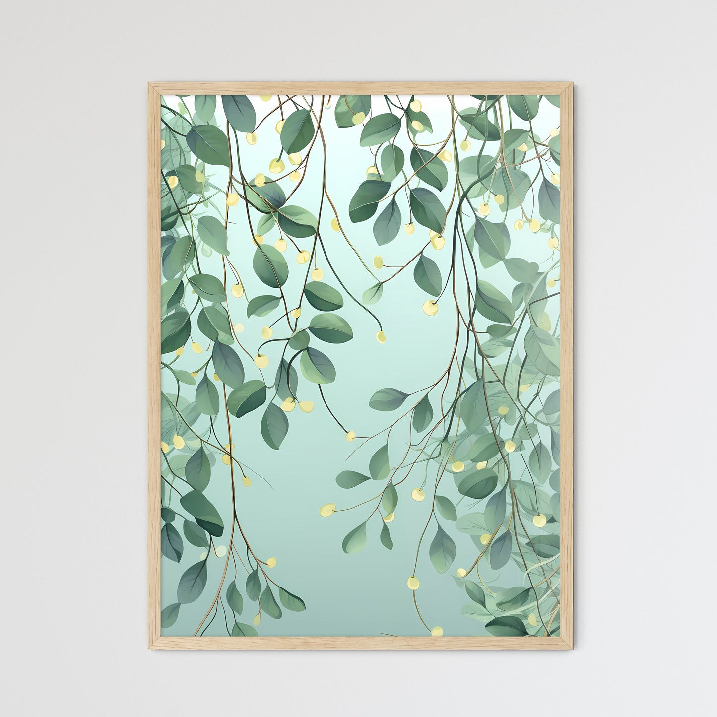 Close Up Of Leaves Art Print Default Title