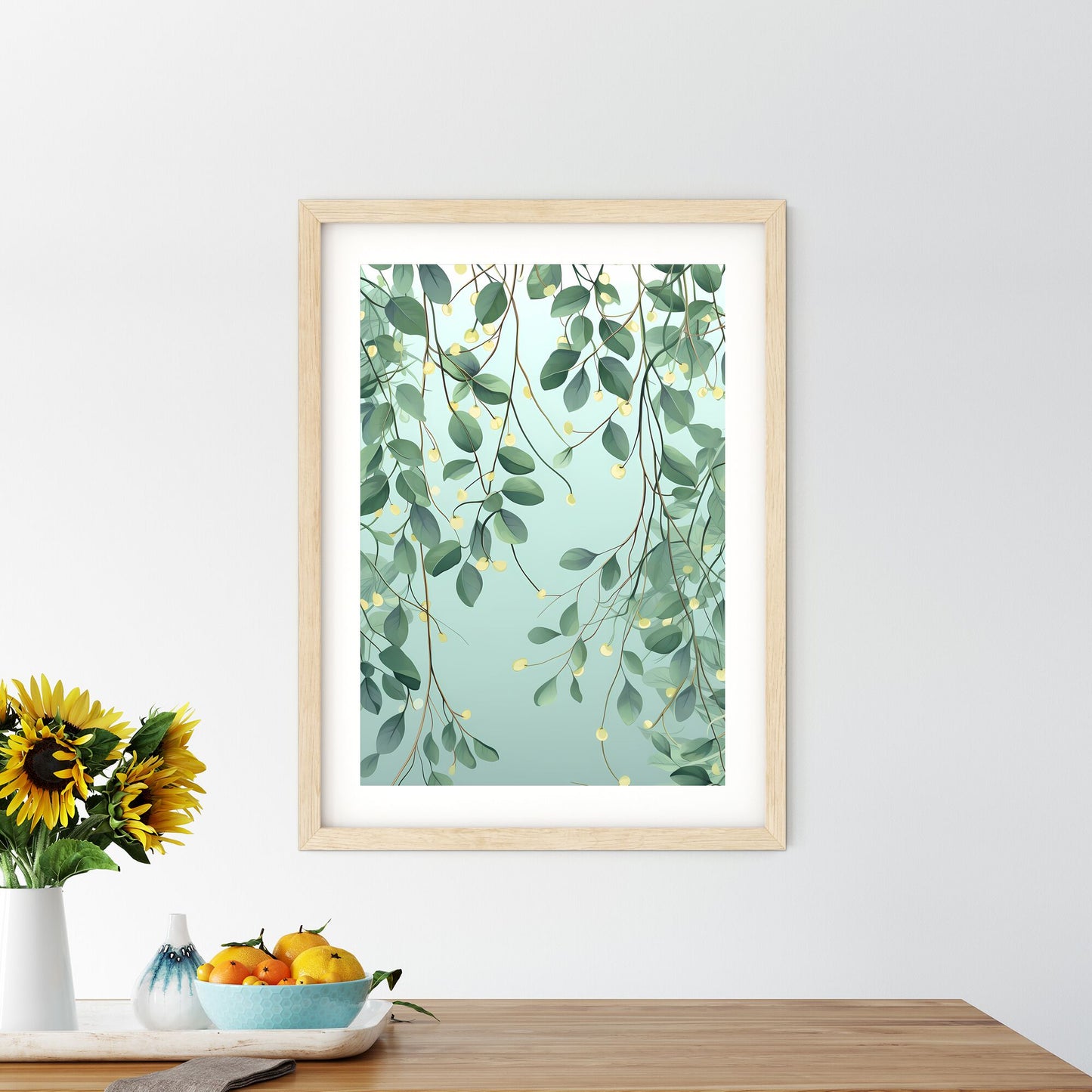 Close Up Of Leaves Art Print Default Title