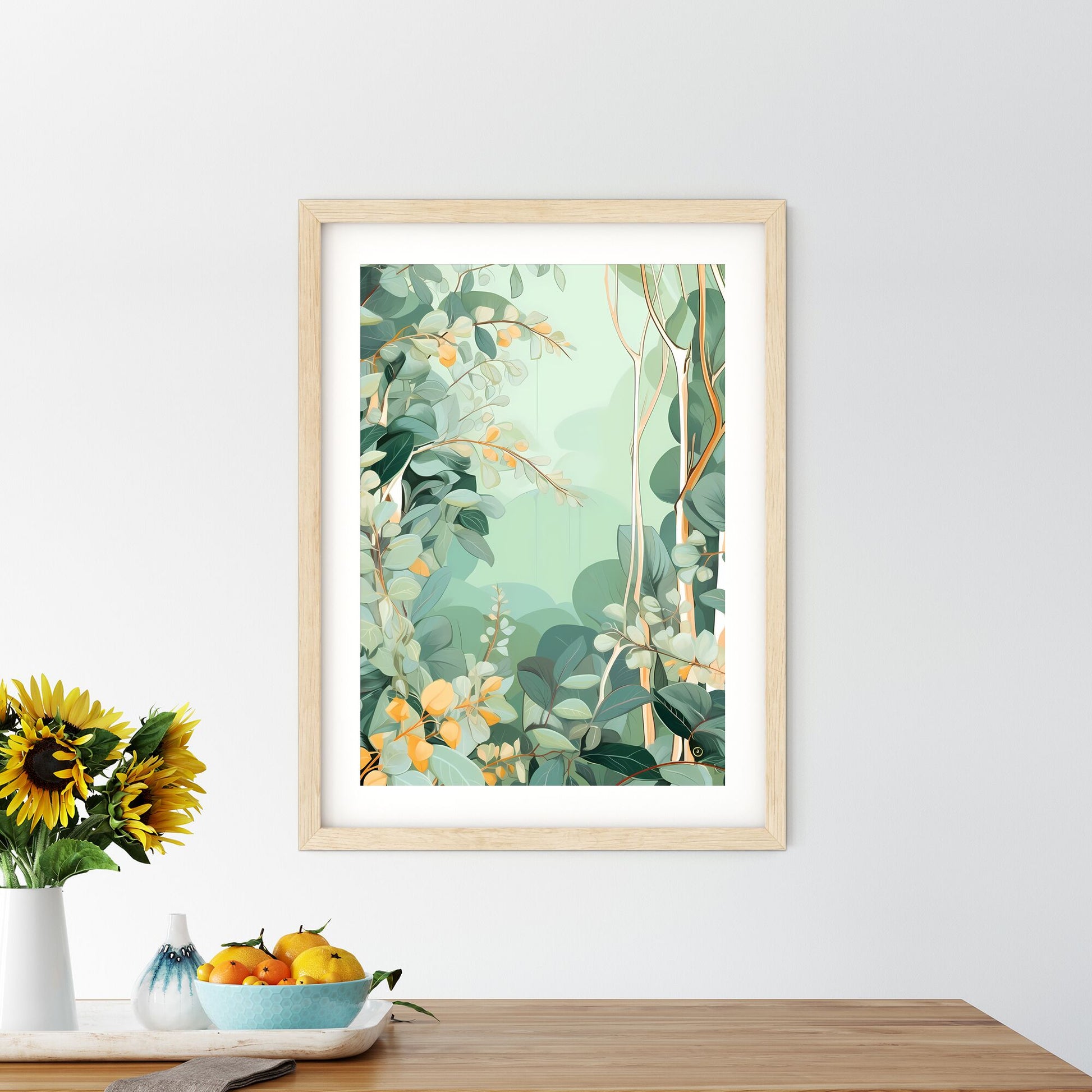 Painting Of A Plant Art Print Default Title