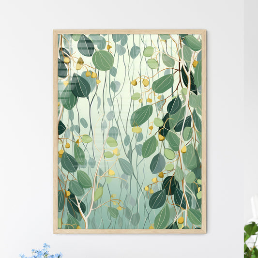 Close Up Of Leaves Art Print Default Title