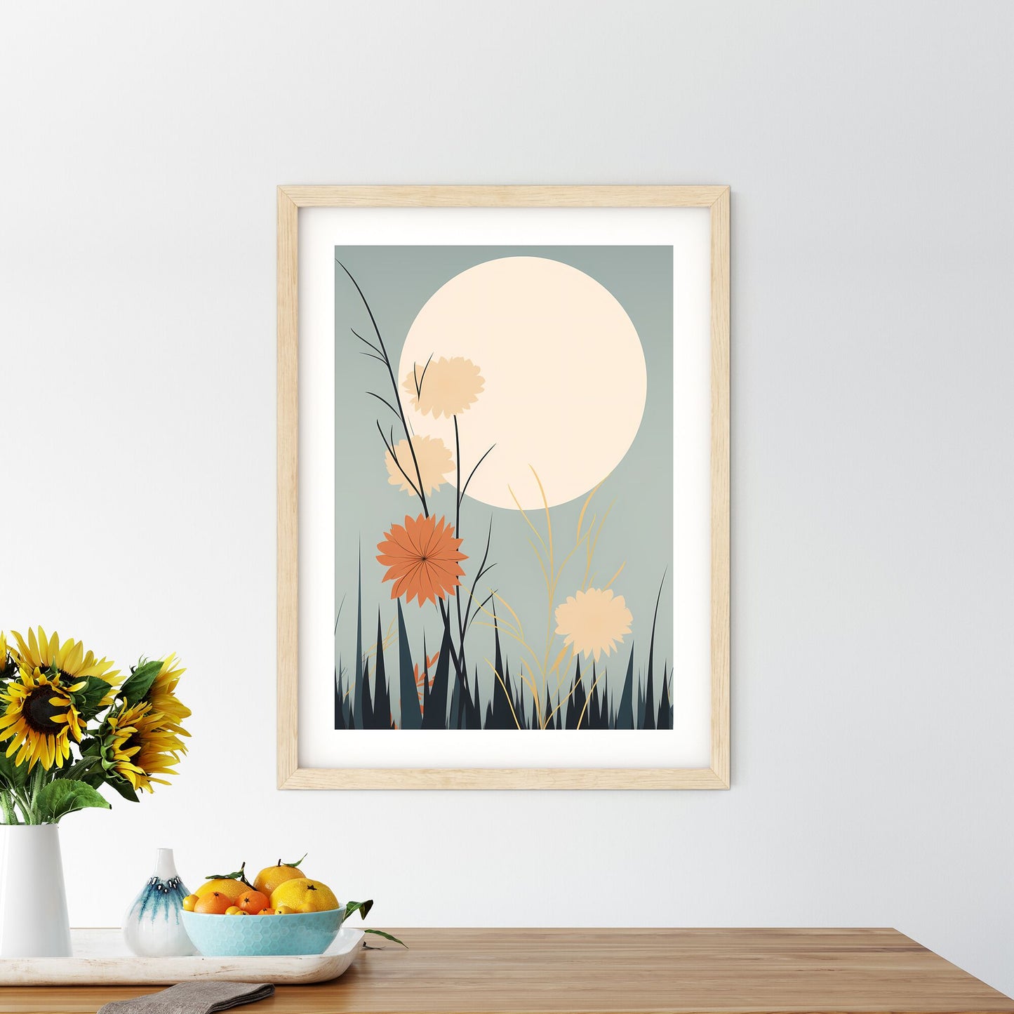 Painting Of Flowers And Grass Art Print Default Title