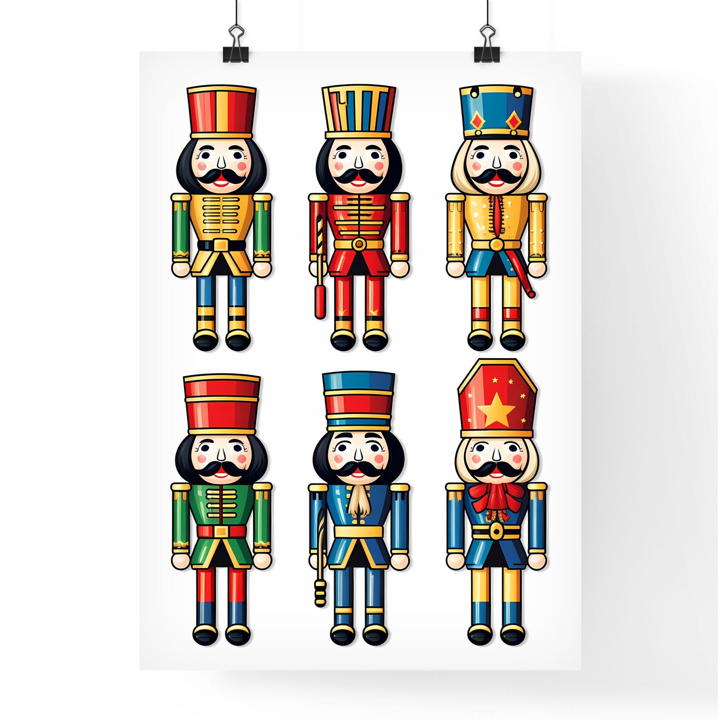 Group Of Toy Soldiers Art Print Default Title
