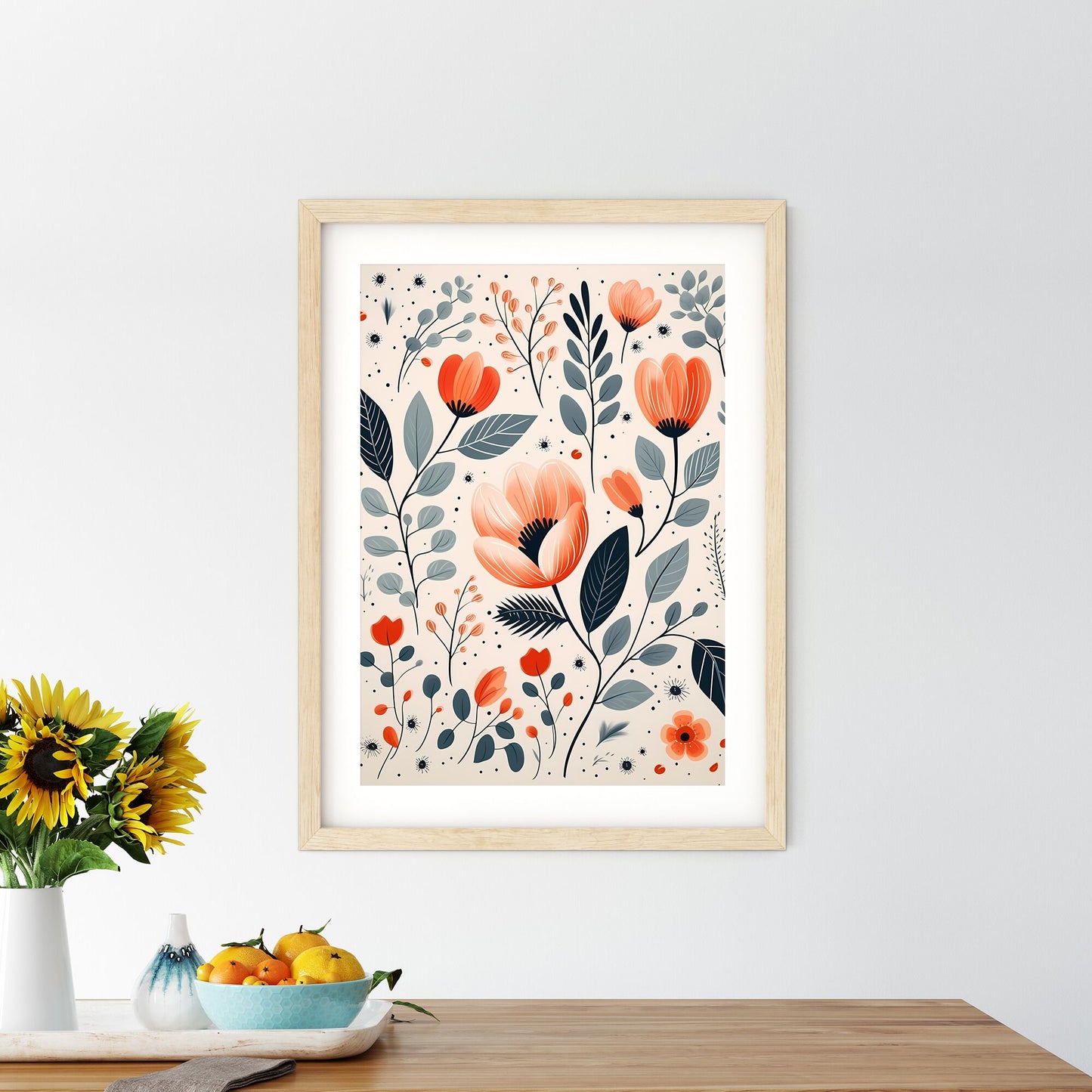 Close Up Of Flowers Art Print Default Title