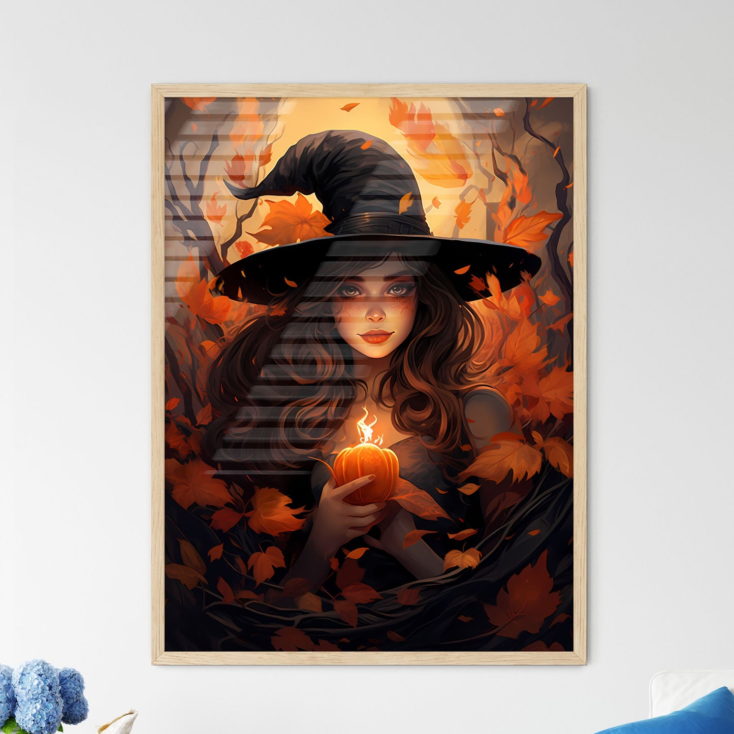 Cartoon Of A Person Holding A Pumpkin Art Print Default Title