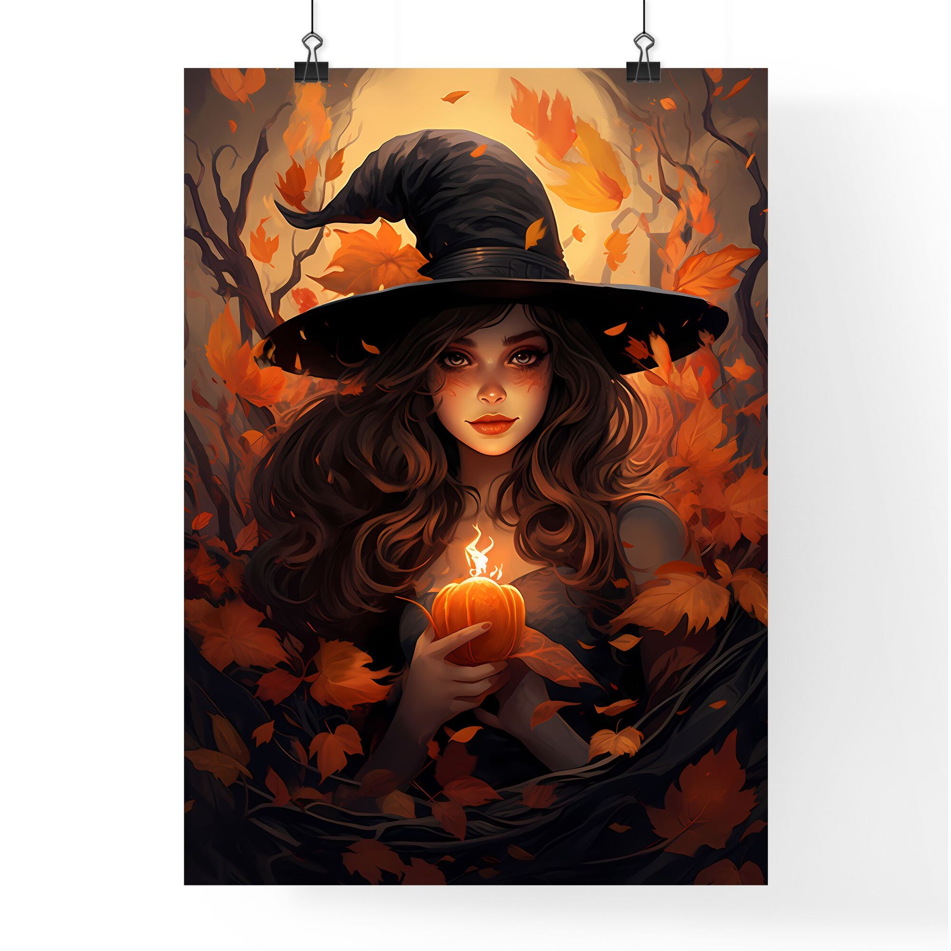 Cartoon Of A Person Holding A Pumpkin Art Print Default Title