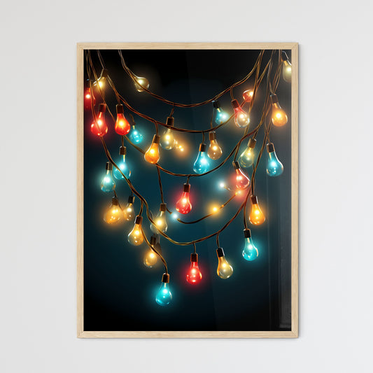 Group Of Colorful Lights Art Prin - Framed Art Print