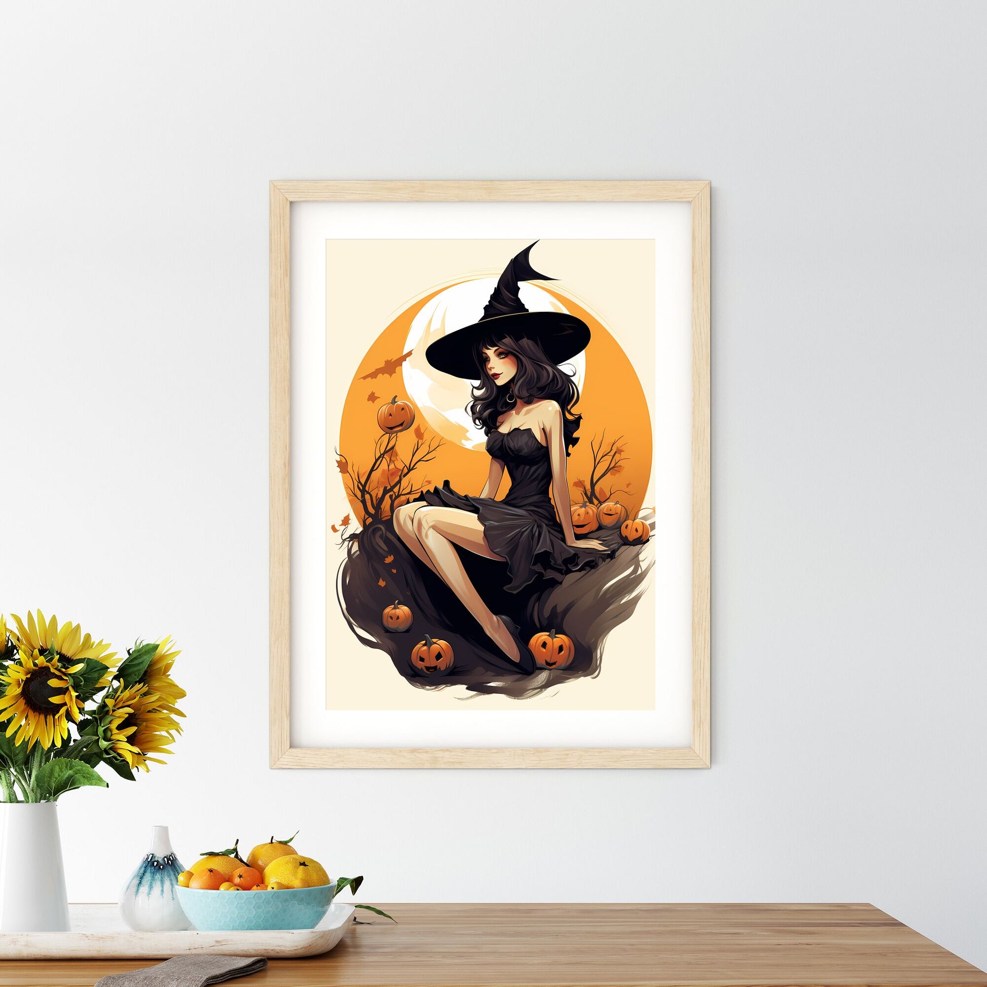 Woman In A Person Garment Art Print Default Title