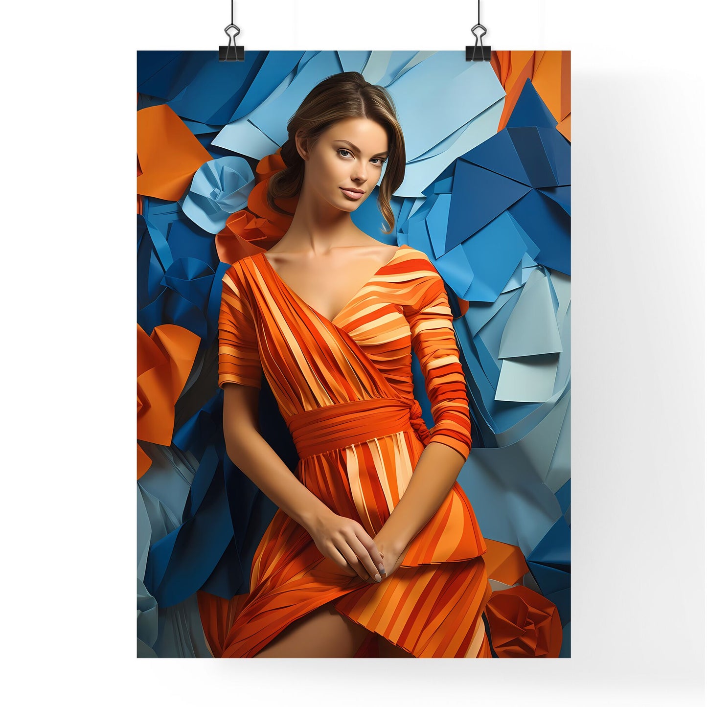 Woman In A Dress Art Print Default Title