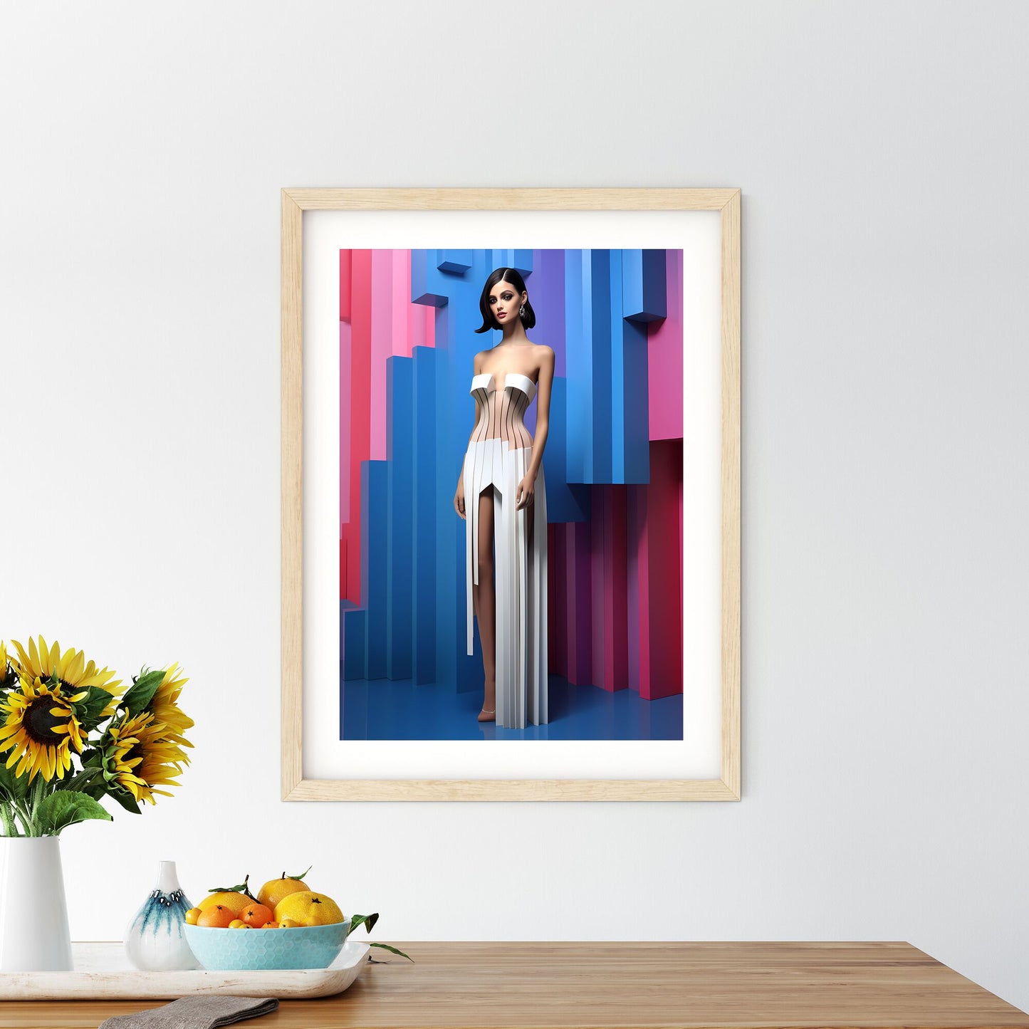 Woman In A Dress Art Print Default Title