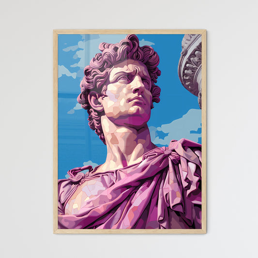 Statue Of A Man Art Print Default Title