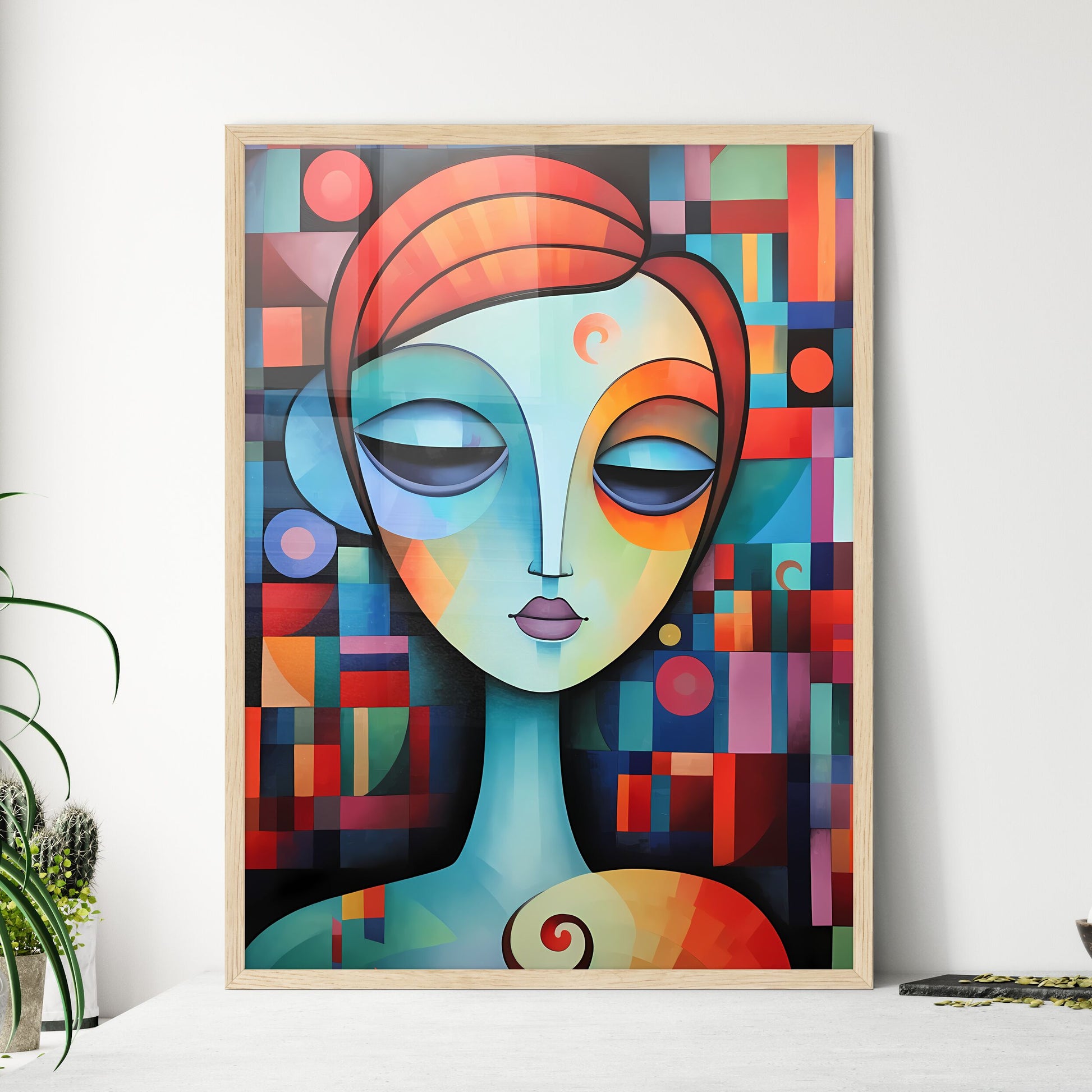 Painting Of A Woman Art Print Default Title