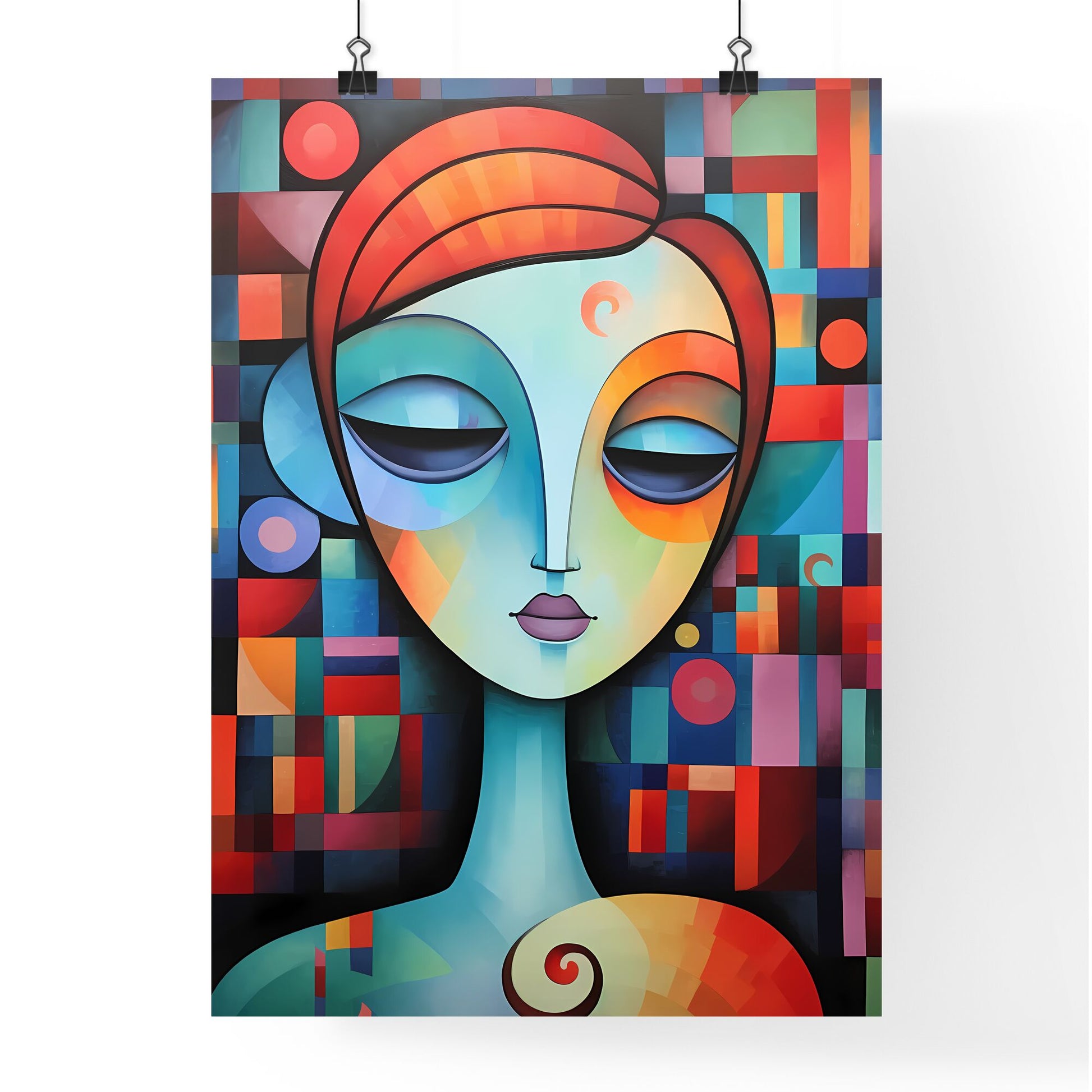 Painting Of A Woman Art Print Default Title