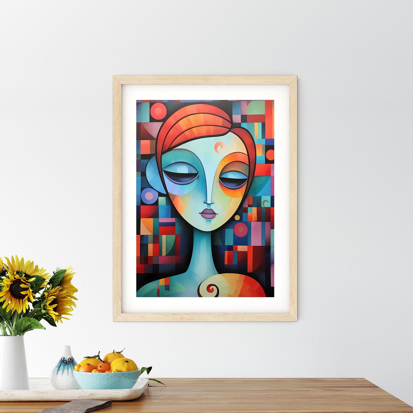 Painting Of A Woman Art Print Default Title