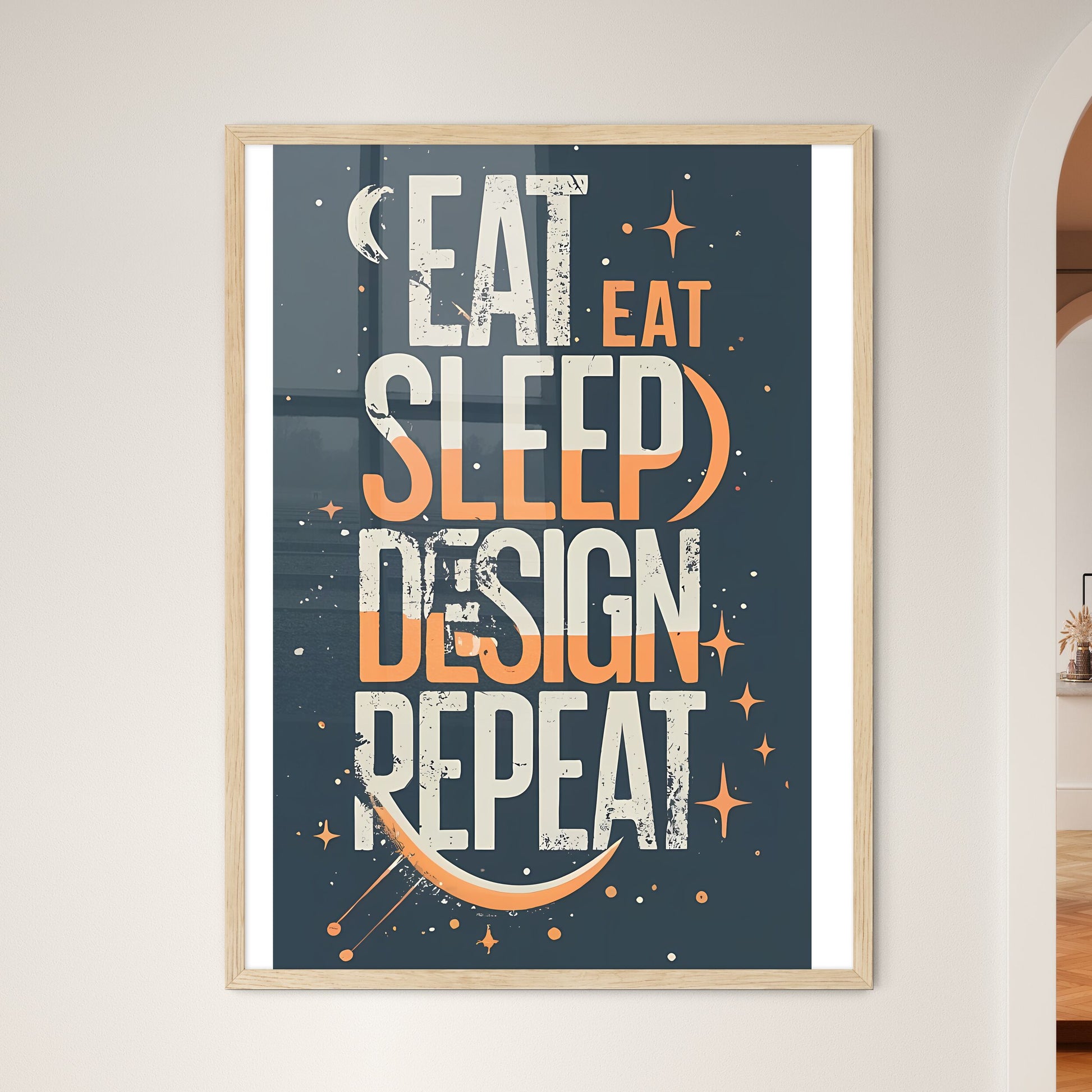 Eat - Framed Art Print