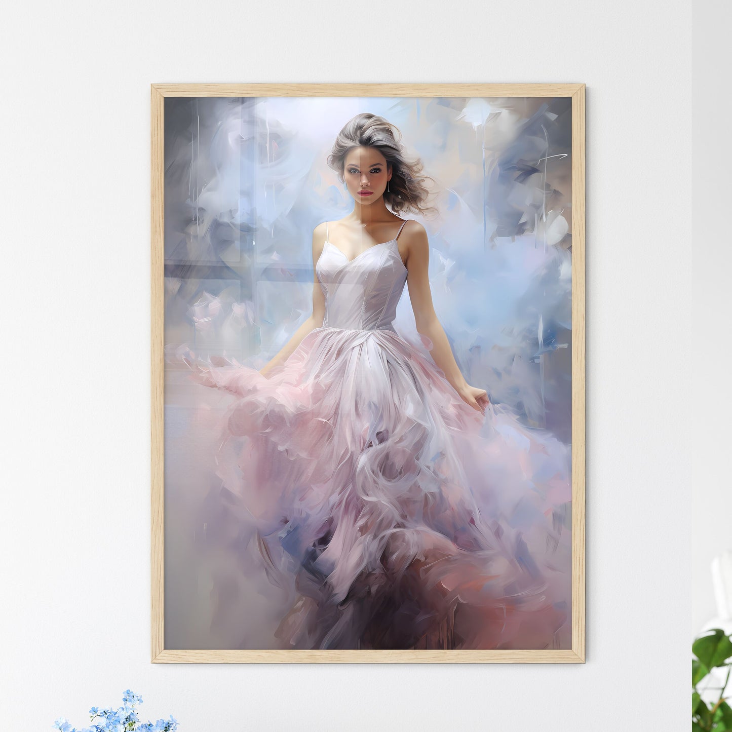 Woman In A Dress Art Print Default Title