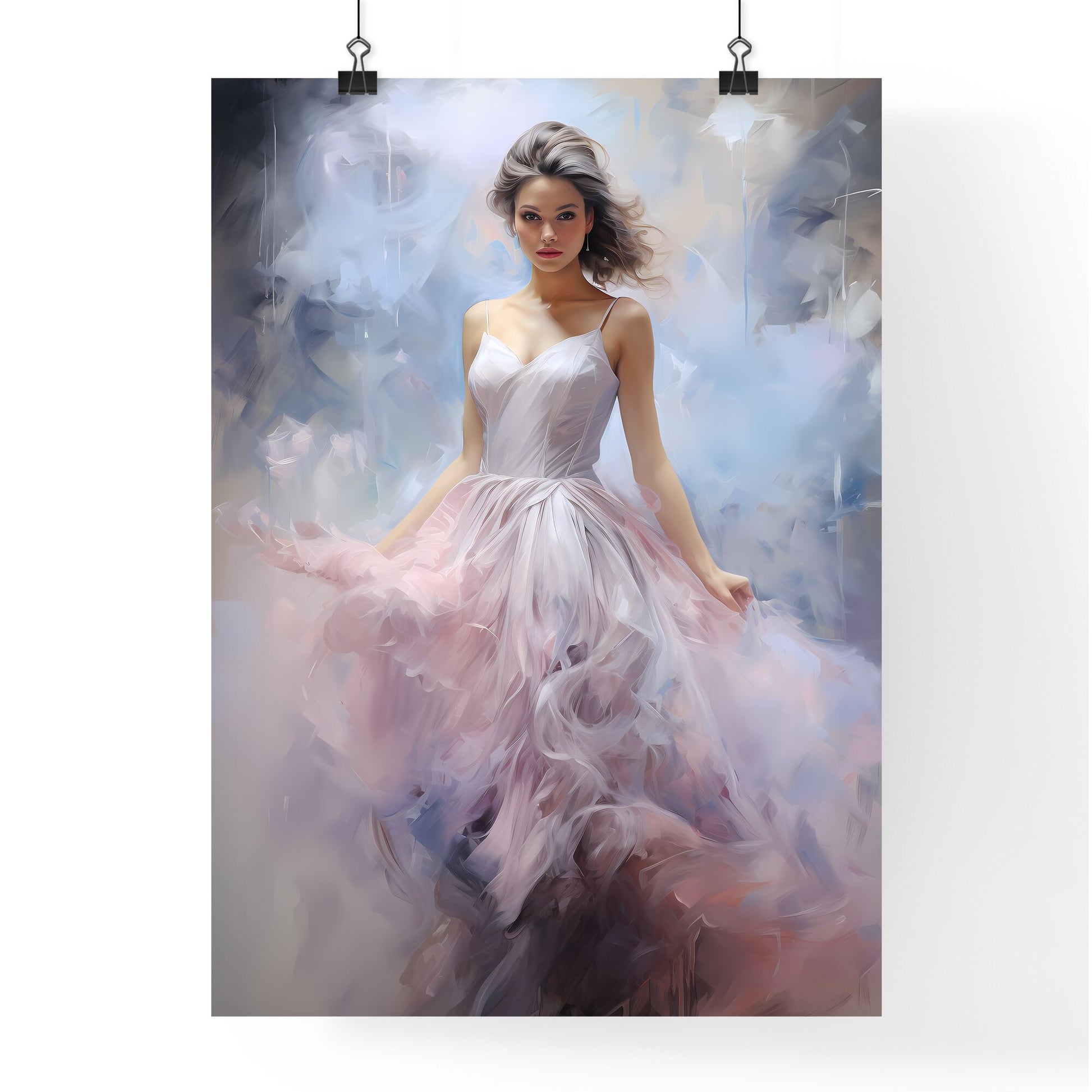 Woman In A Dress Art Print Default Title