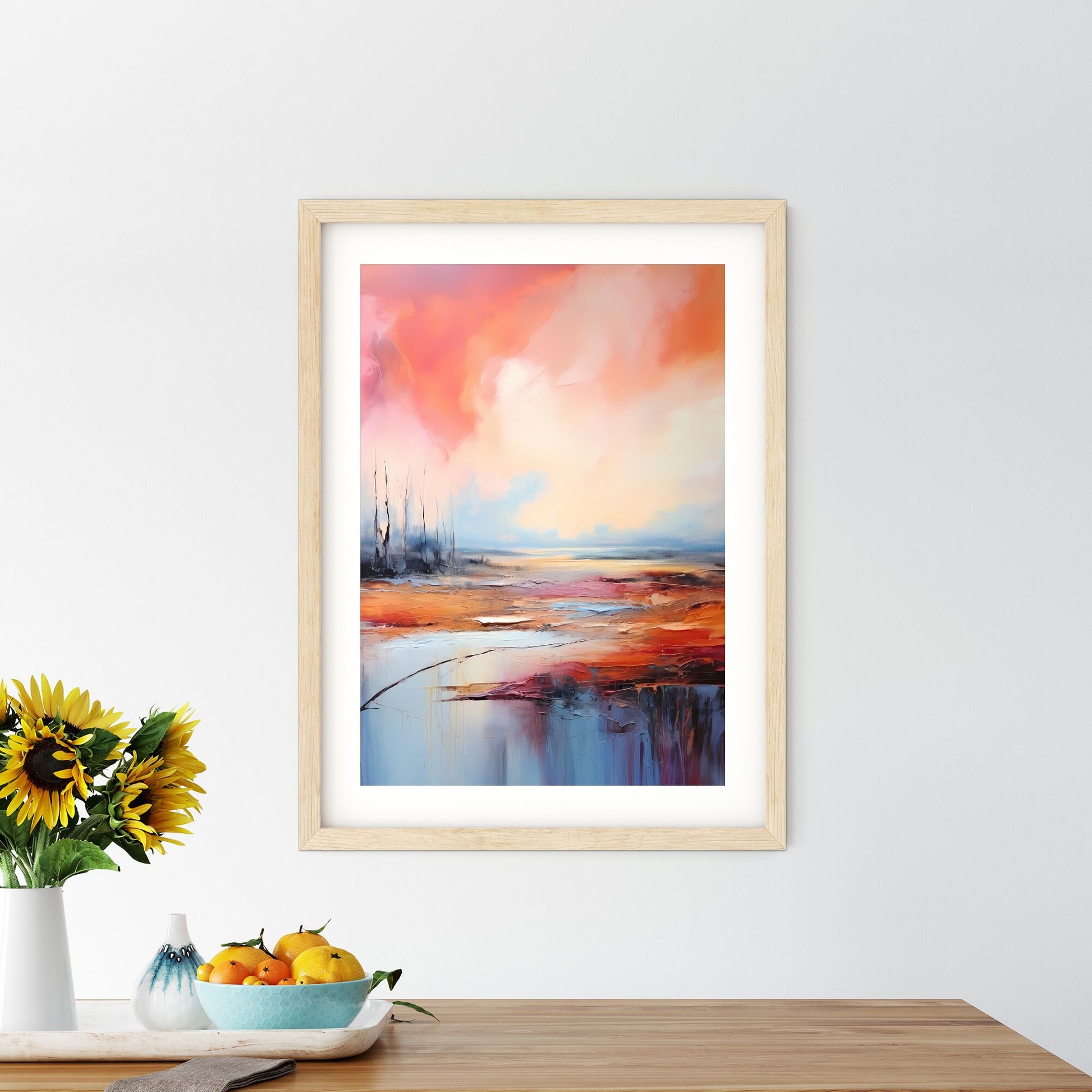 Painting Of A Landscape Art Print Default Title