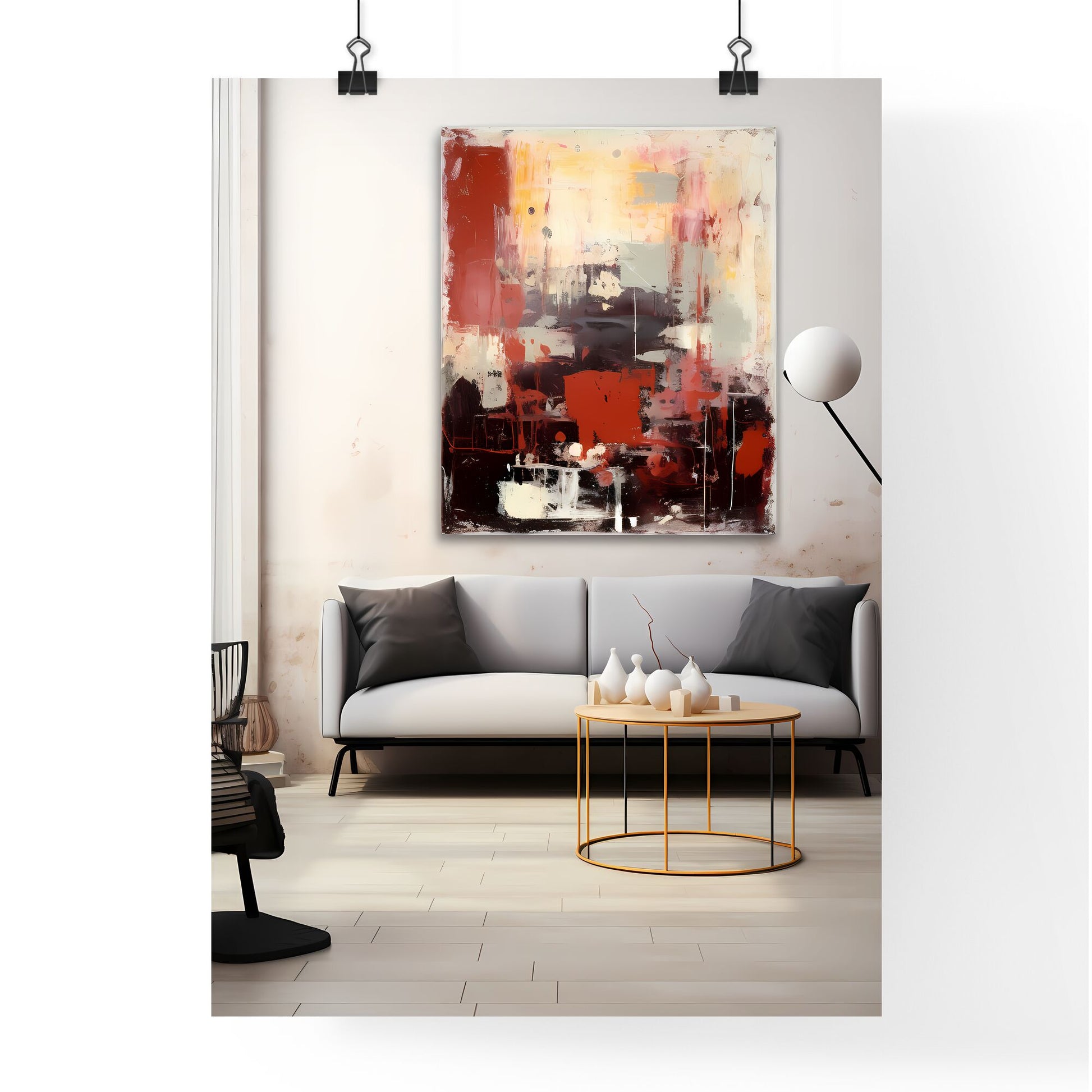 Painting On The Wall Art Print Default Title