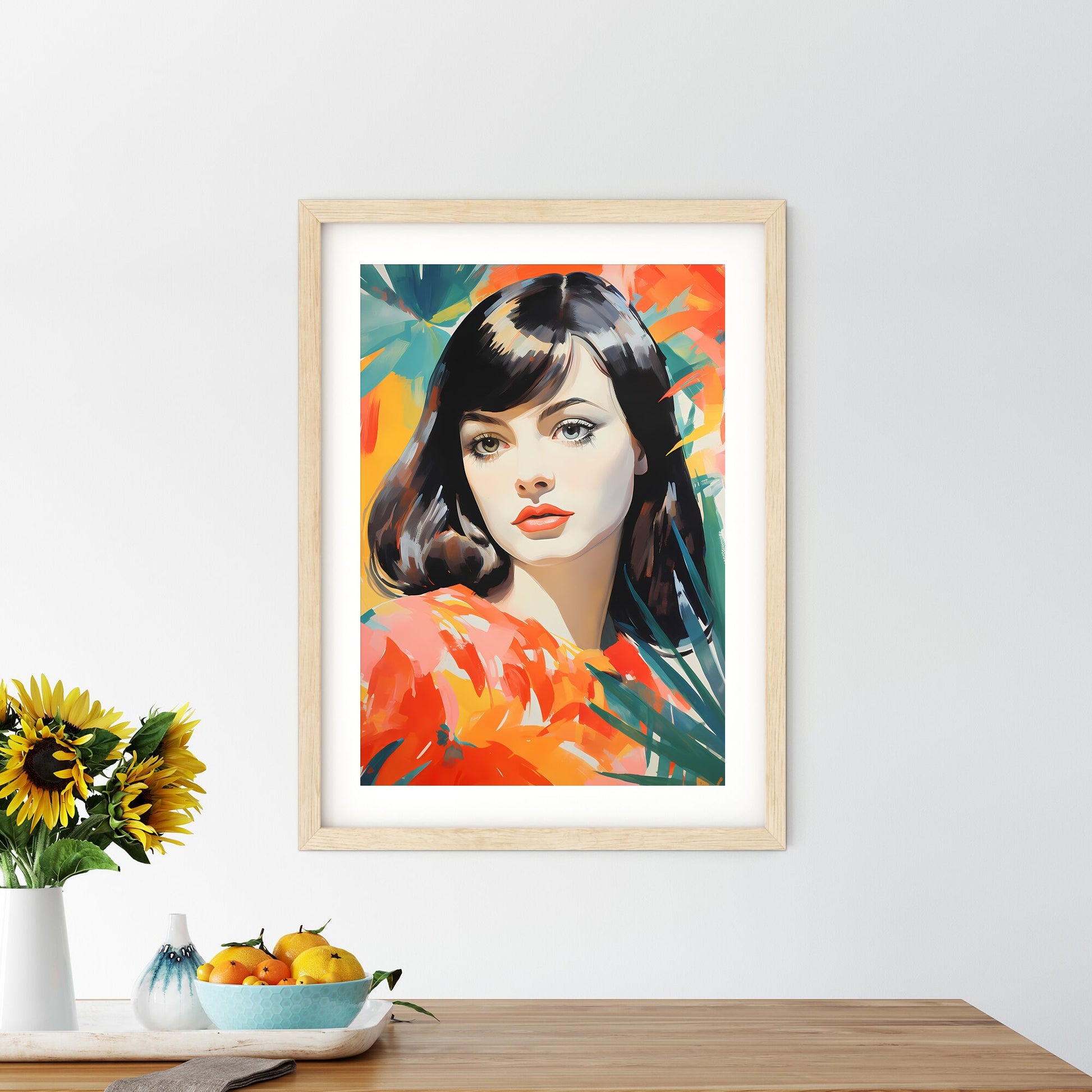 Painting Of A Woman Art Print Default Title