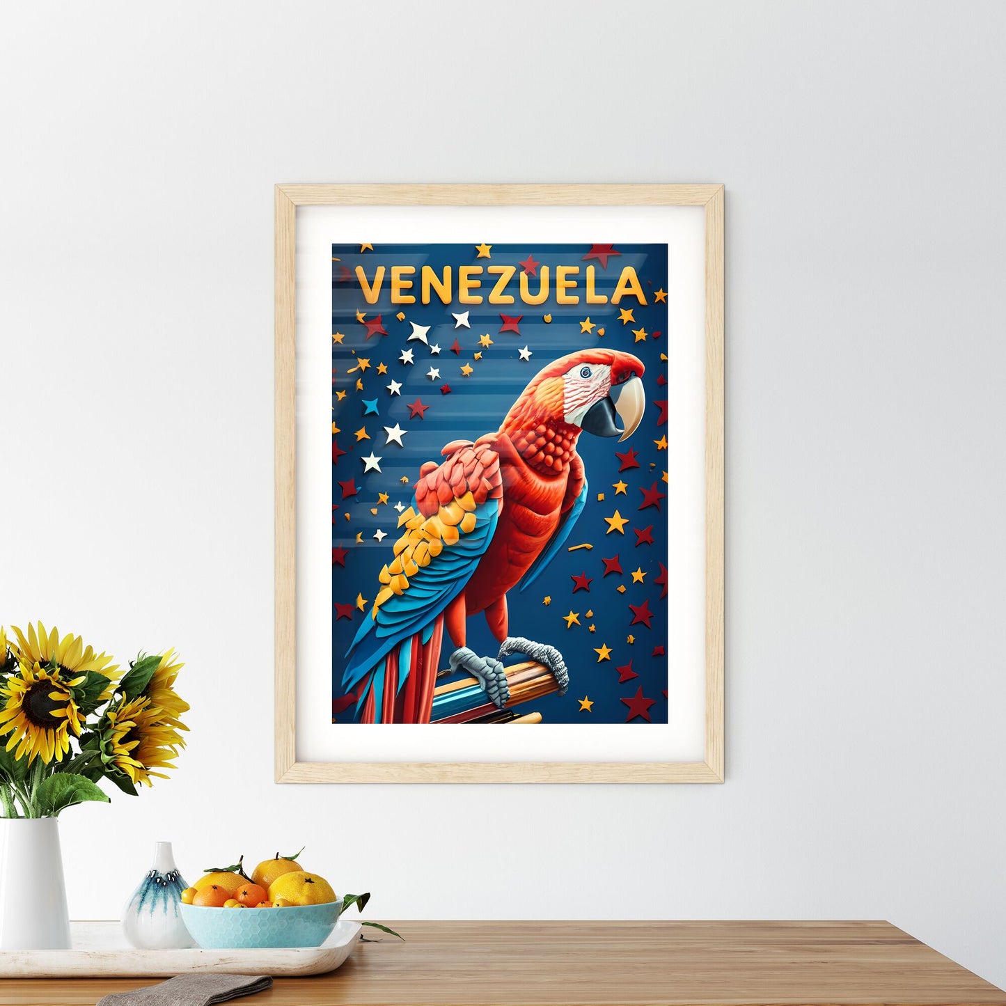 Venezuela - A Colorful Bird On A Branch Default Title